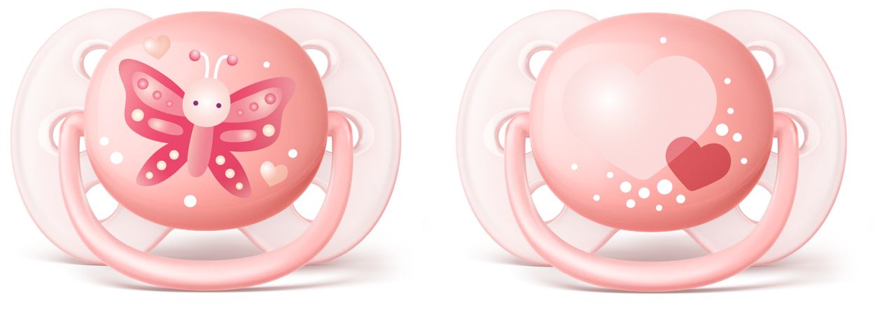 Chupete philips avent ultra soft: suavidad y calma para tu bebé.