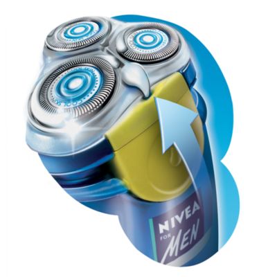 Unique NIVEA FOR MEN lotion dispenser shaving system