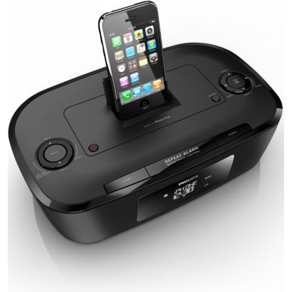 Wake up to your iPhone/iPod music or DAB radio