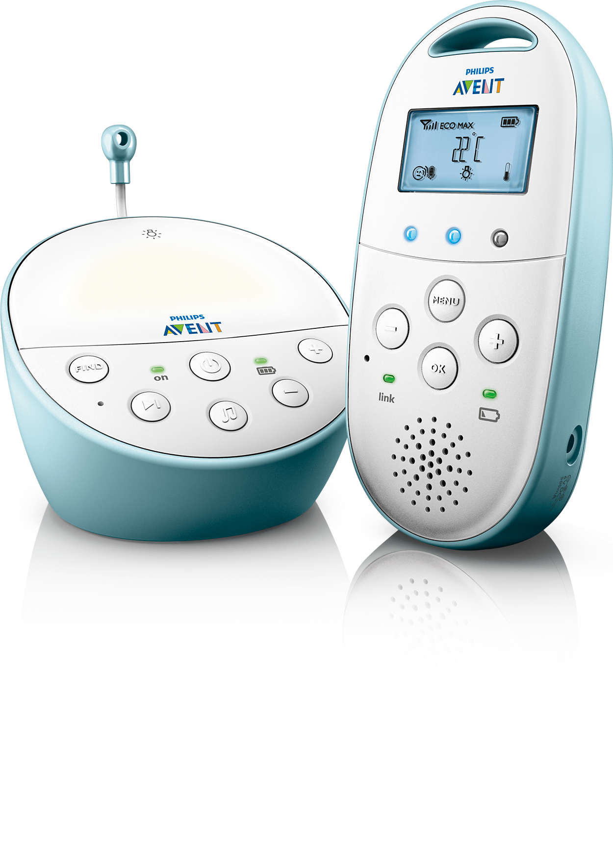 Philips SCD570 Avent DECT Audio Baby Monitor 
