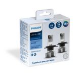  PHILIPS Ultinon LED H4 Bulbs Set of 2x Bulbs 6200K +160%  11342ULWX2 : Automotive