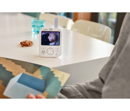 HOLACA Support à clip pour babyphone Philips Avent Video avec caméra  SCD833/26, SCD843/26, SCD843/01, SCD630/26 SCD845/26 - Kit de montage  polyvalent pour babyphone Philips : : Bébé et Puériculture