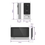 Videocitofono wireless con schermo touchscreen da 7 pollici