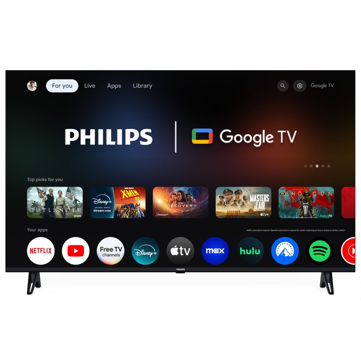 7000 series 4K Ultra HD LED Google TV 43PUL7652/F7