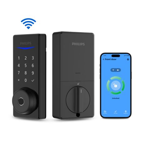 DDL240XI5KMW/37 4000 series Wifi smart deadbolt