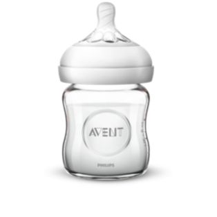 Avent Szklana butelka dla niemowląt Natural
