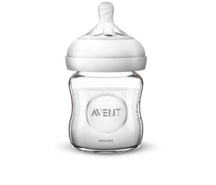 Glass feeding hot sale bottle