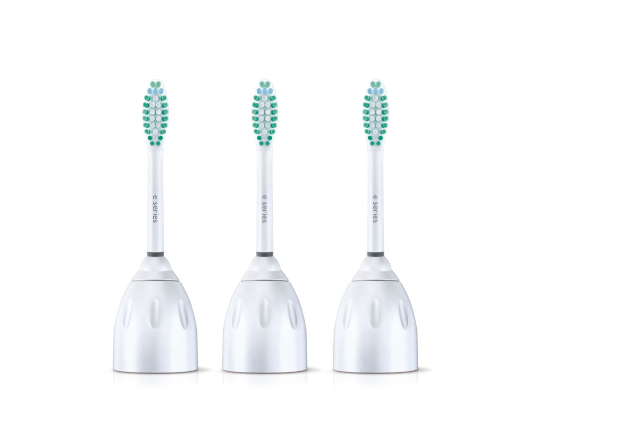 Philips Sonicare E-Series, Replacement Electric Toothbrush Heads, Medium  Bristle, 8-count