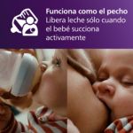 Mantiene el ritmo de succión individual del bebé