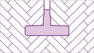 Насадка для паркета с мягкой щеткой предотвращает появление царапин