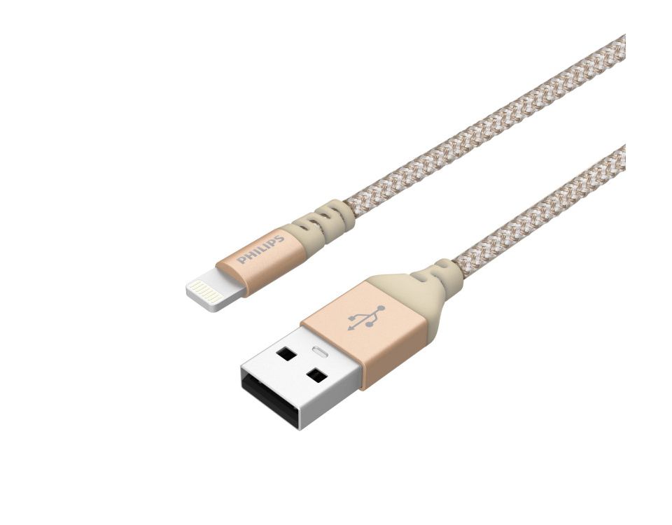 Premium braided Lightning cable aluminum connector