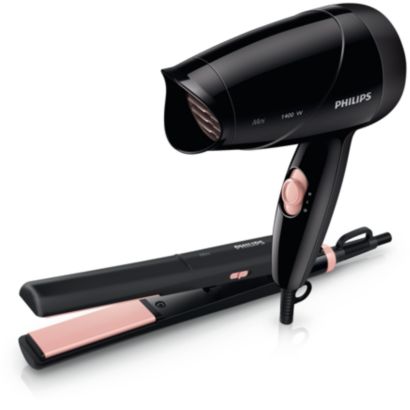 Potovalni komplet za popolno pričesko na dopustu.