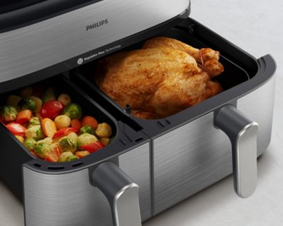 Airfryer à double panier Philips avec technologie Rapid Air