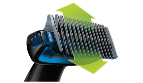 Rifinisce i peli in qualsiasi direzione