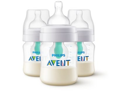 Anti-colic bottle with AirFree vent