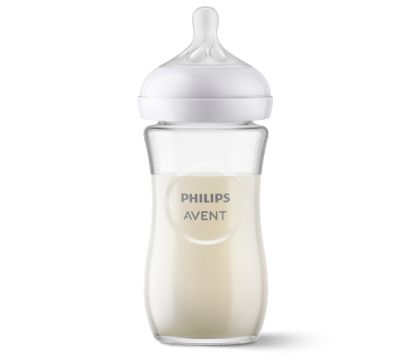 Philips glass feeding hot sale bottle