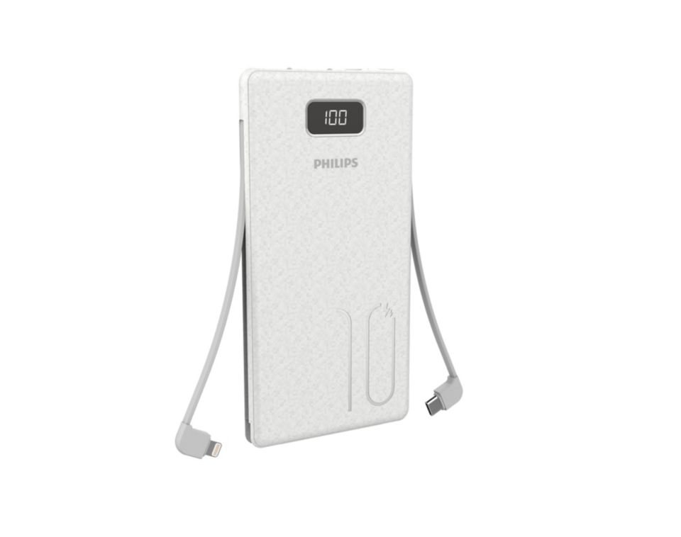 纤巧且电量充足的移动电源