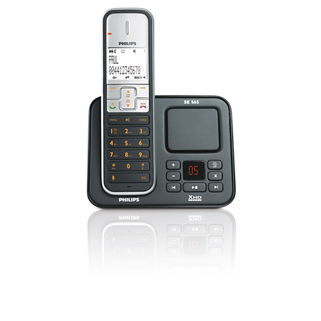SE5651B/38 Perfect sound Téléphone fixe sans fil avec répondeur