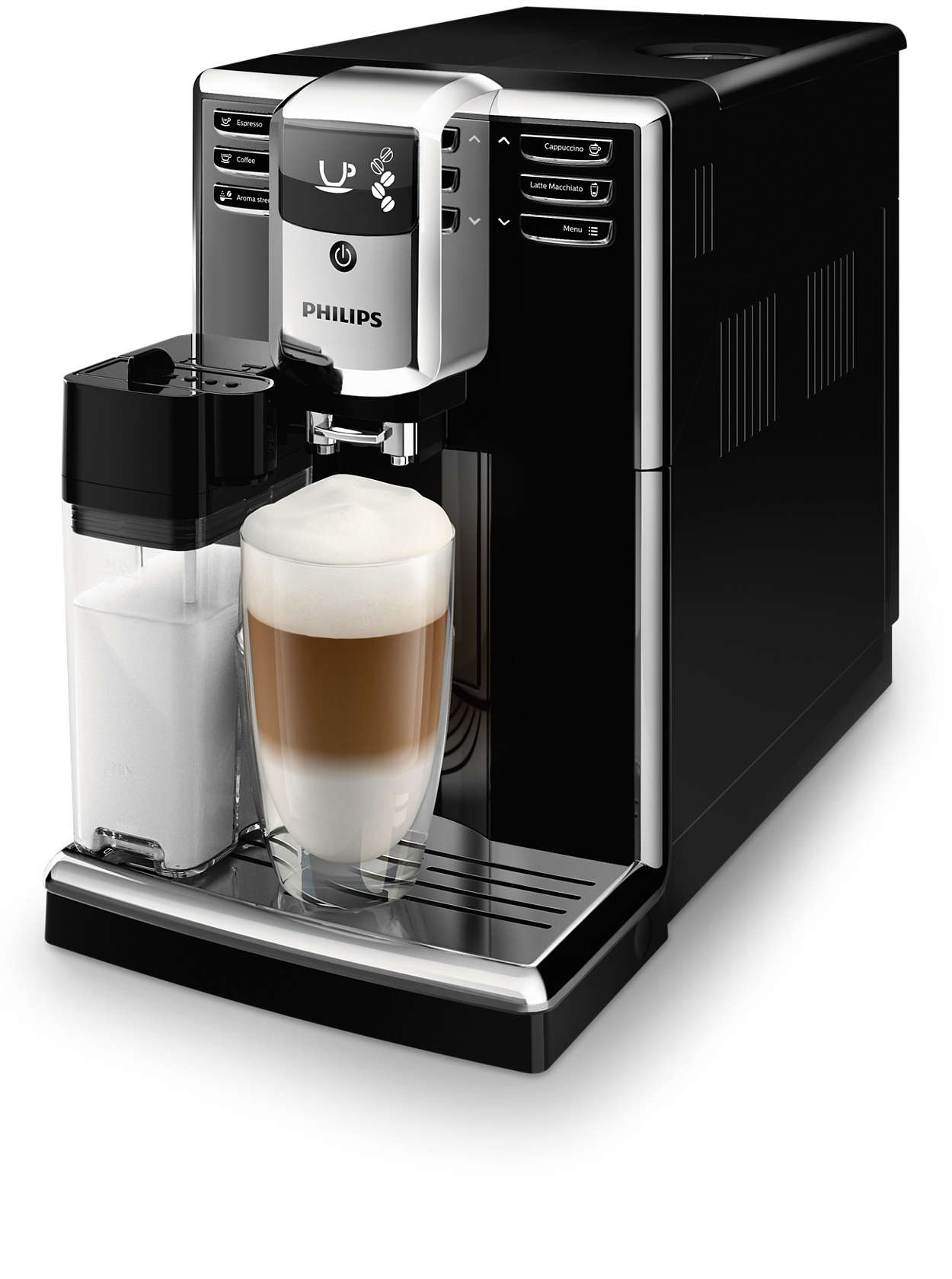 Cafetera Philips 5000 series Independiente, Máquina espresso, 1,8 L, Granos de café, De café molido, Molinillo integrado, Negro 