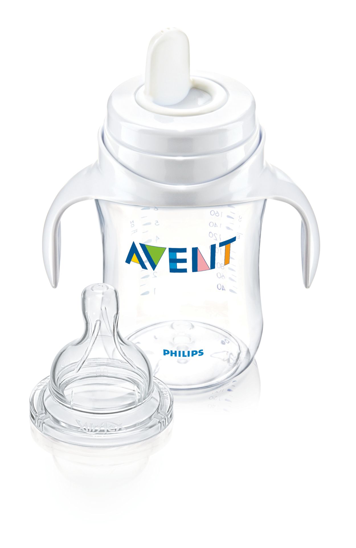  Avent Airflex 19.7 ft+ Tetinas para alimentación gruesa x2 :  Bebés