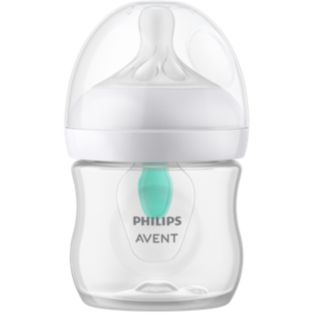 Avent Natural à Réponse Naturelle Biberon valve AirFree 125ml - tétine 0m+ - Pack de 2