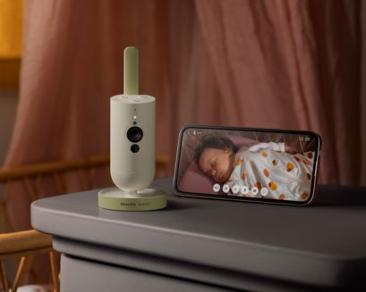 Baby monitor on the counter