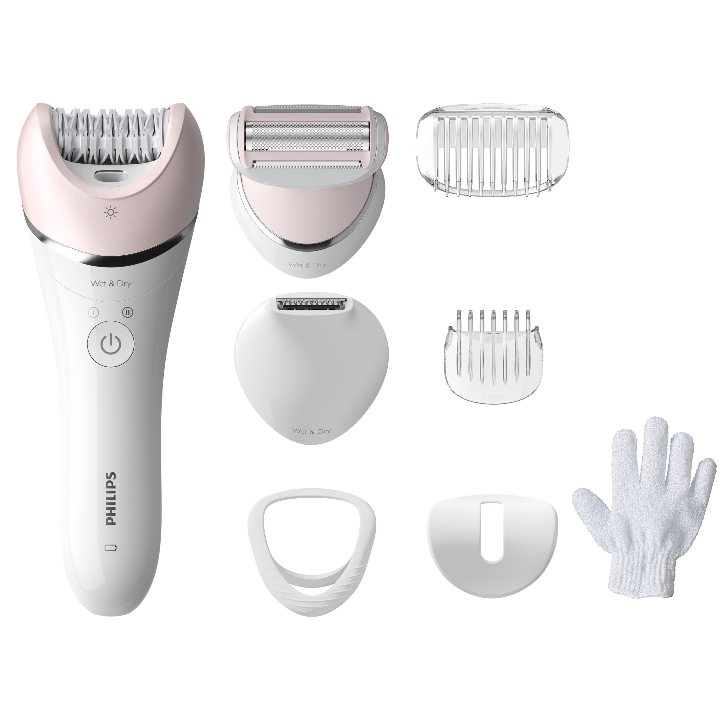 Philips Epilator Series 8000 - Epilátor Pro Mokré A suché Holení - BRE721/00