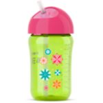 Twist-lid keeps straw hygienic on the go