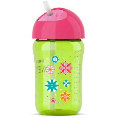 Twist-lid keeps straw hygienic on the go