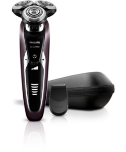 Amazon | S9732/33(ﾌﾞﾗｯｸ/ｼﾙﾊﾞｰ) Shaver series 9000 ウェット