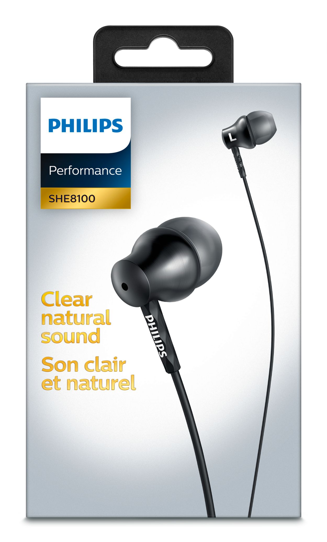 インイヤー ヘッドフォン SHE8100BK/00 | Philips