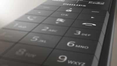 Calibrated, seamlessly integrated keys for precise dialling