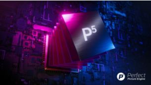 The One pour une esthétique exceptionnelle. Moteur Philips P5 Picture Engine.