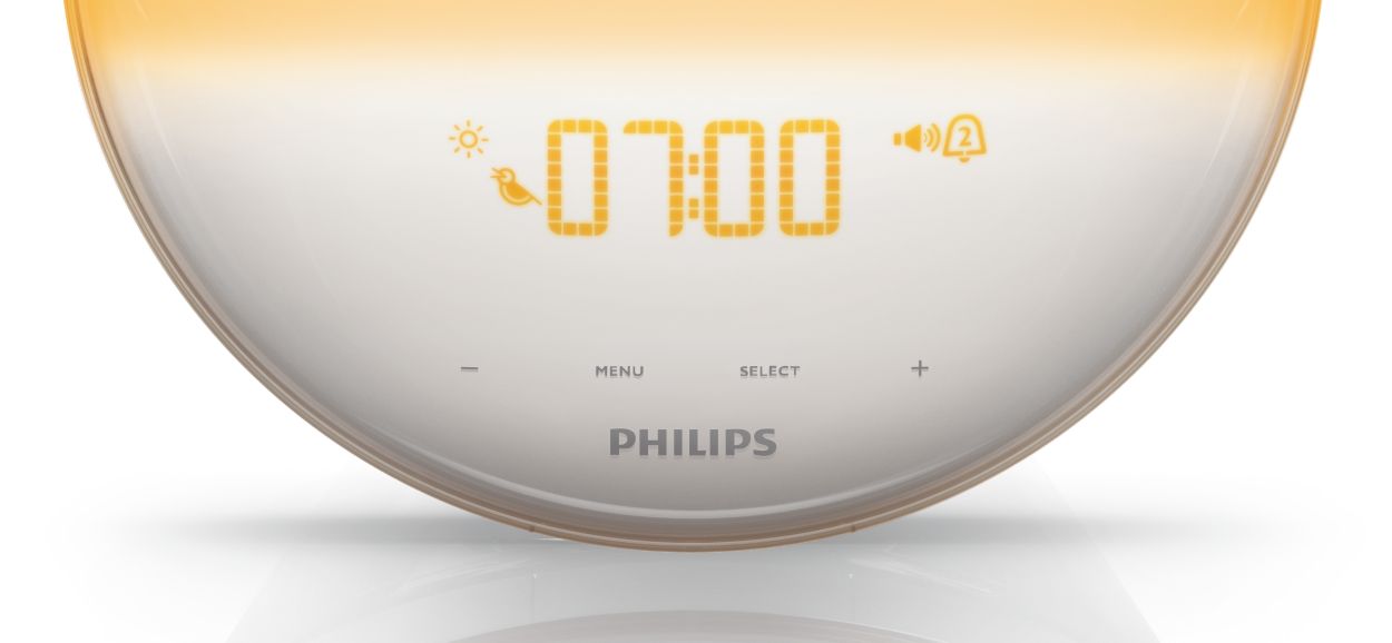 Philips SmartSleep Wake Up Light Optical Alarm Clock HF3519/15 White –  WAFUU JAPAN