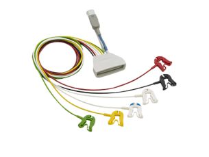 Patient Cable ECG 6 lead Grabber Telemetry Lead Set