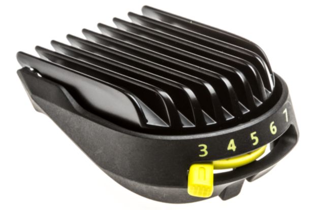 All-in-One-Trimmer Adjustable hair comb 3–7 mm