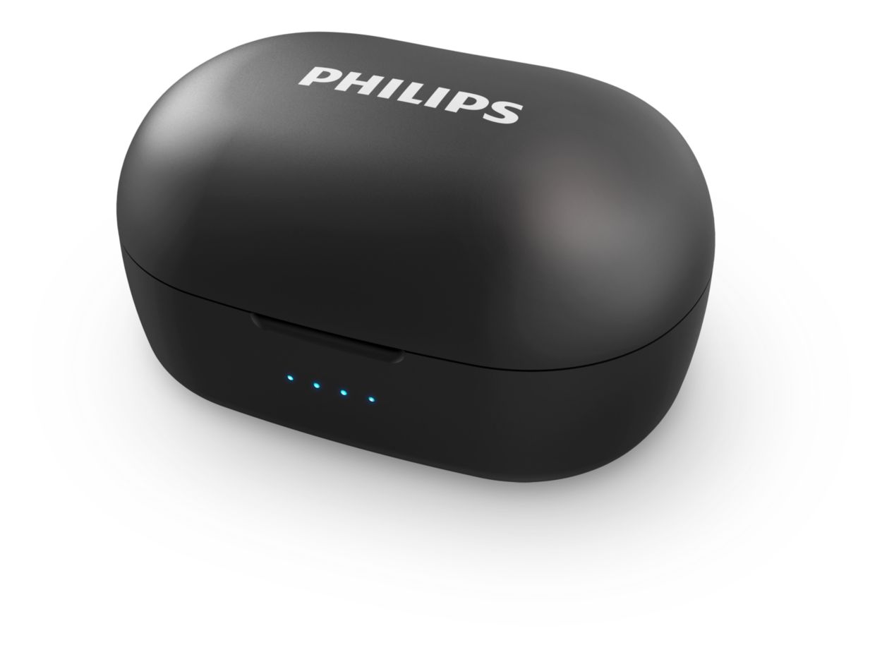  Philips Auriculares inalámbricos Bluetooth con aislamiento de  ruido estéreo con audio de alta resolución, hasta 30 horas de reproducción  con carga rápida (aislamiento de ruido), negro (PH05) (renovado) :  Electrónica