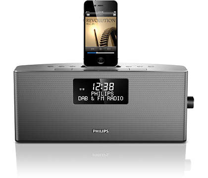 Enjoy music from iPod/iPhone and DAB+ radio