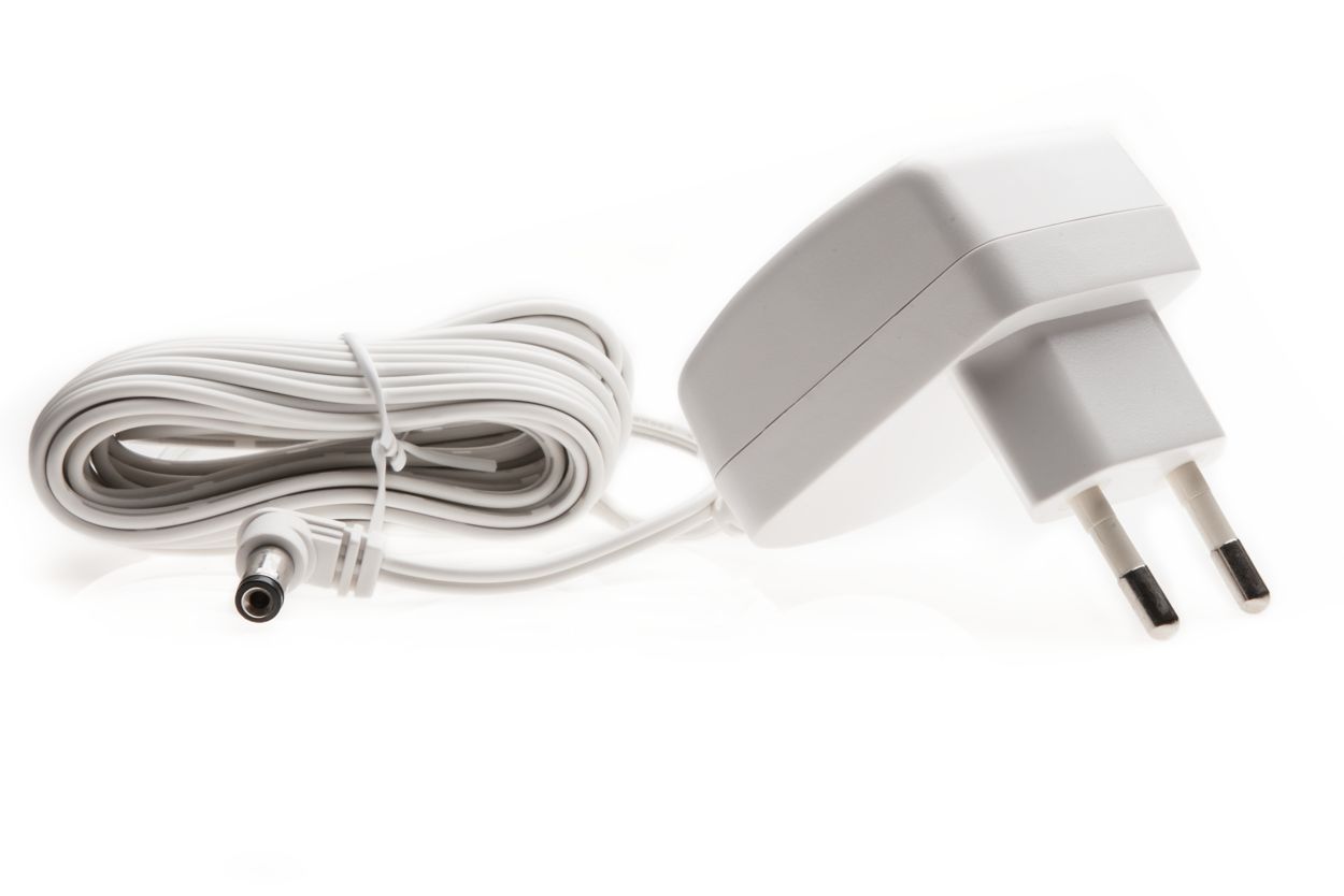 Anschließen Ihres Babyphones an eine Steckdose