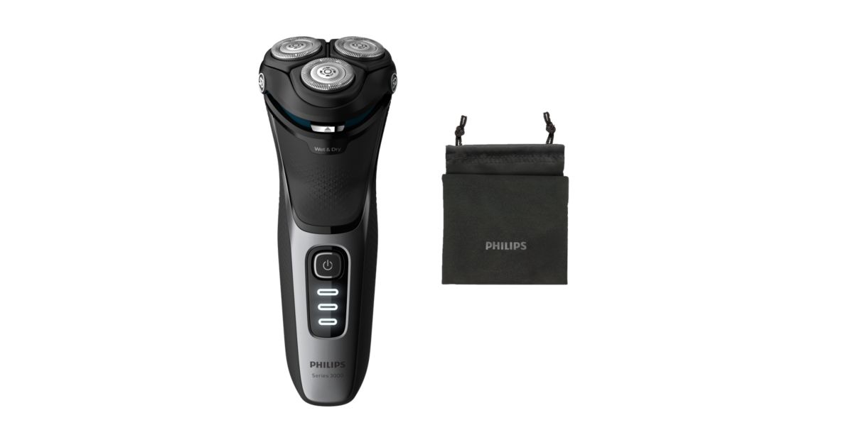 Shaver series 3000 Wet or Dry electric shaver, Series 3000 S3231/52 ...