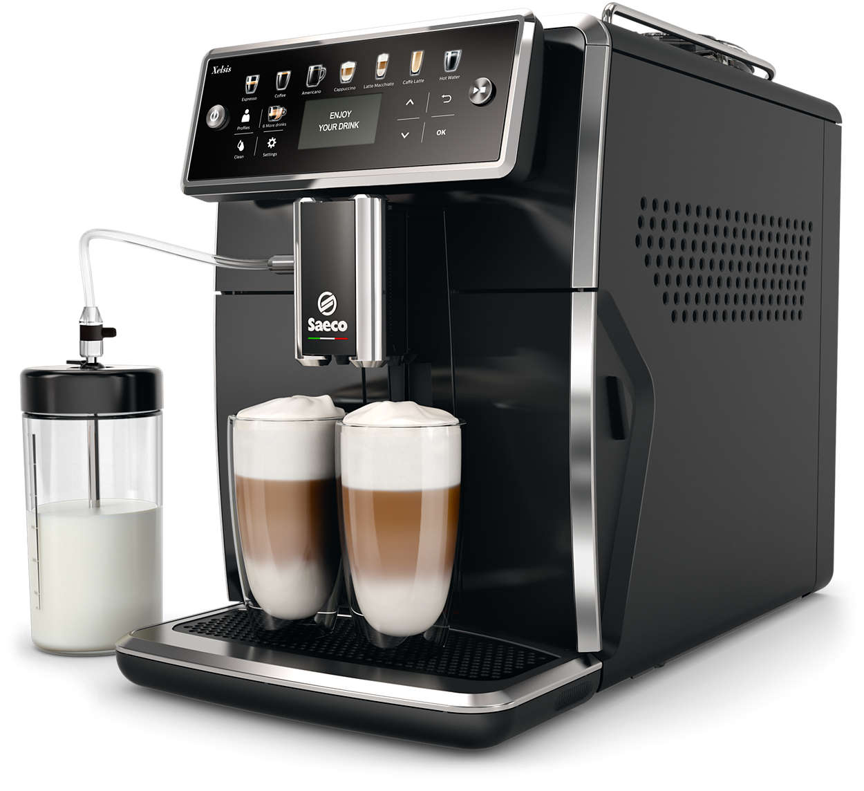 Explorez le monde de la machine à café Saeco.