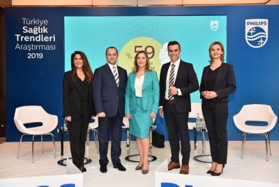 Speakers and experts at Philips Türkiye Health Trends Research 2019 press event