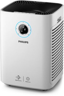  PHILIPS Air Purifier 800 Series, Purifies Rooms up to 698 sq ft  (in 1h), 93 CMF Clean Air Rate (CADR), HEPA Filter, AHAM and Energy Star  Certified, 99.99% allergen removal, AC0820/40