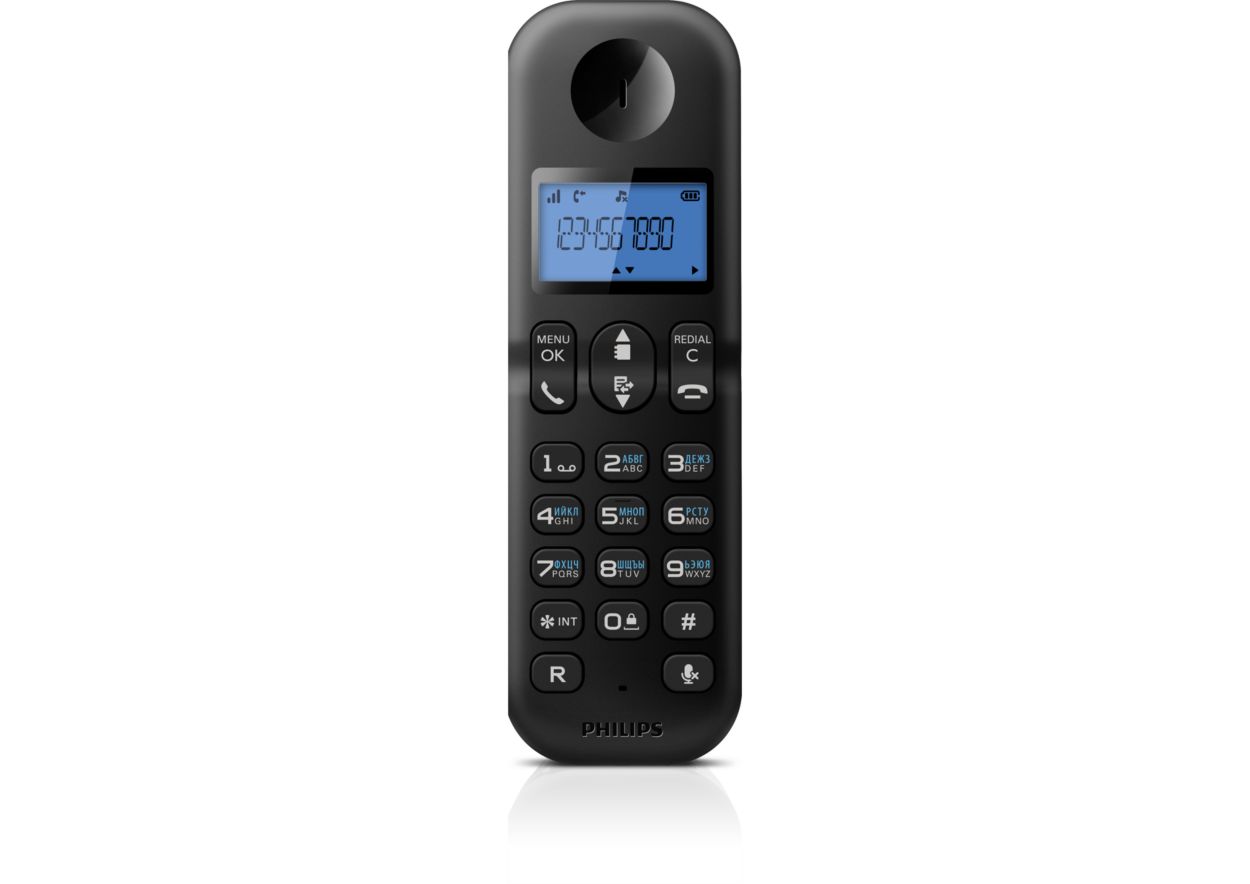 Беспроводной телефон D1502B/51 | Philips