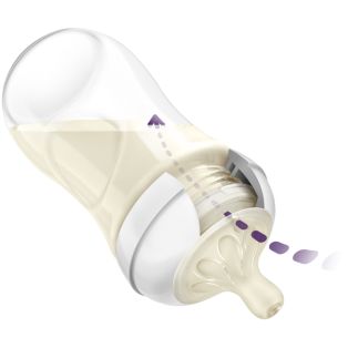 Avent Natural Response Bottle 260ml, flow 3 teat, giraffe deco, 1 piece