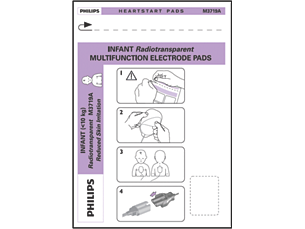 Multifunction Pediatric Electrode Pads Radiotransparent