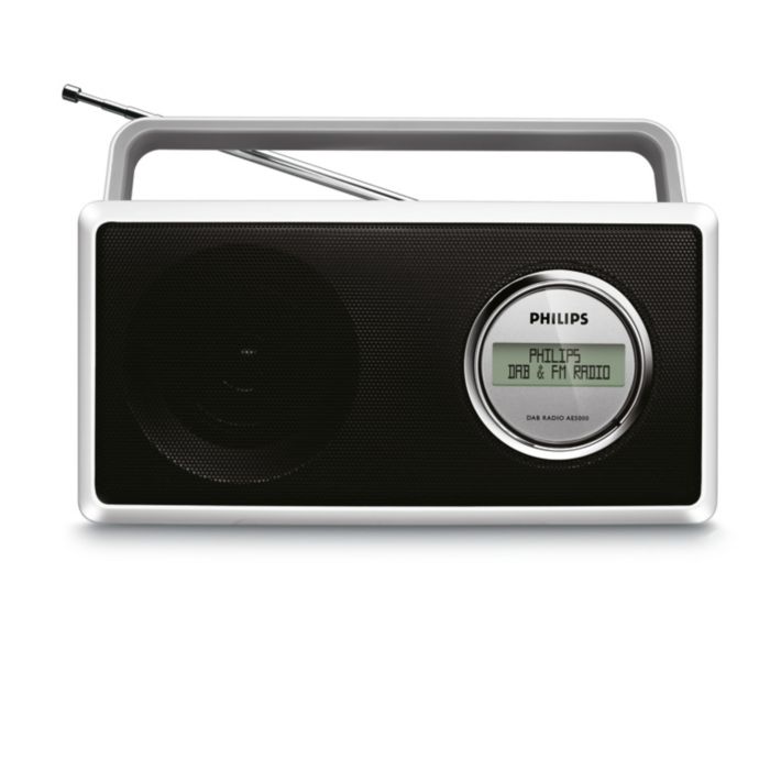 Du kan njuta av DAB- och FM-radio med kristallklart ljud
