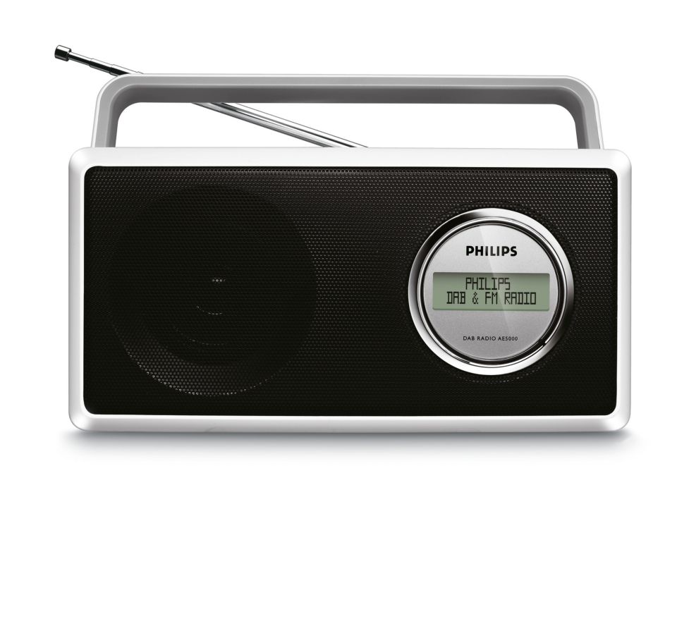 Du kan njuta av DAB- och FM-radio med kristallklart ljud