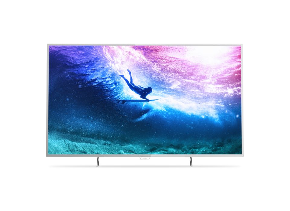 Televisor LED 4K UHD plano con tecnología Android