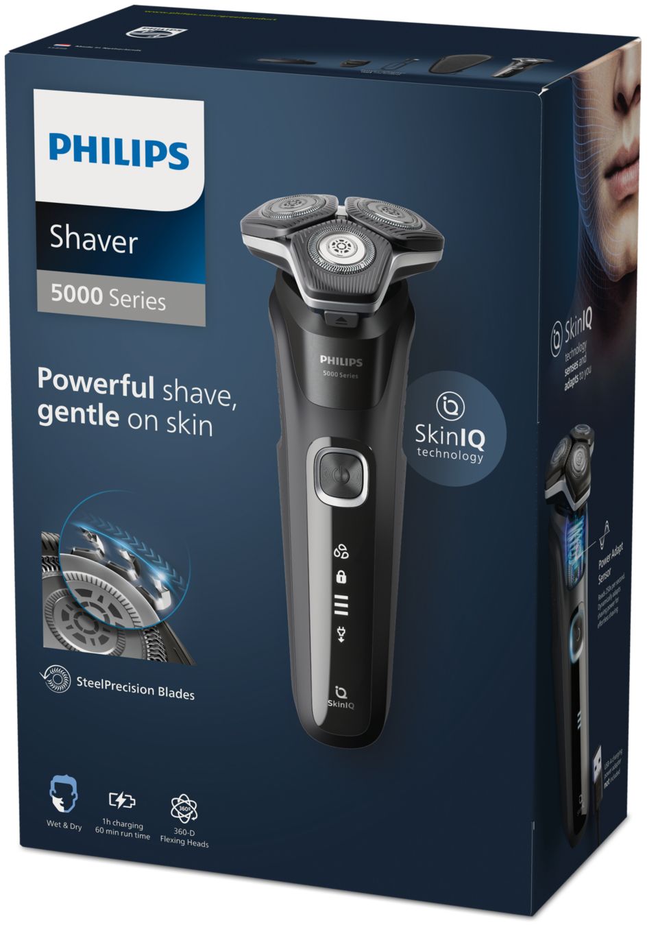 Shaver Series 5000 Wet & Dry electric shaver S5898/38 | Philips